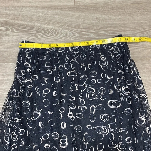 NWT Christopher & Banks Petite Lace Skirt Navy and White PS - Picture 14 of 16